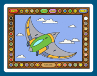 Coloring Book 12: Airplanes screenshot